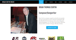 Desktop Screenshot of briancurtinmusic.com